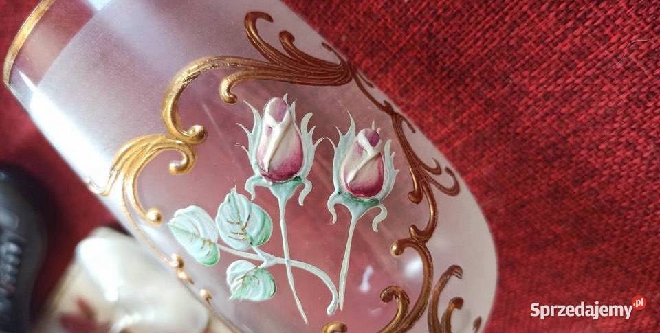 Kieliszek Bohemia szkło Ręcznie wykonany i rę Gdańsk