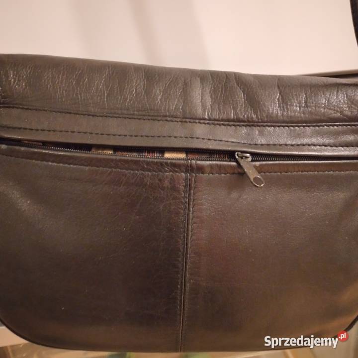 czarna skórkowa torebka Bukowno