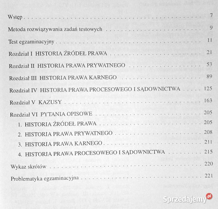 Wybór pytań egzaminacyjnych do nauki historii Chełm