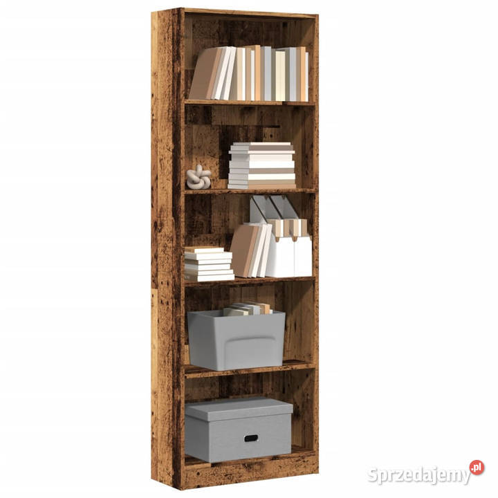 Regał stare drewno 60x24x176 materiał Warszawa