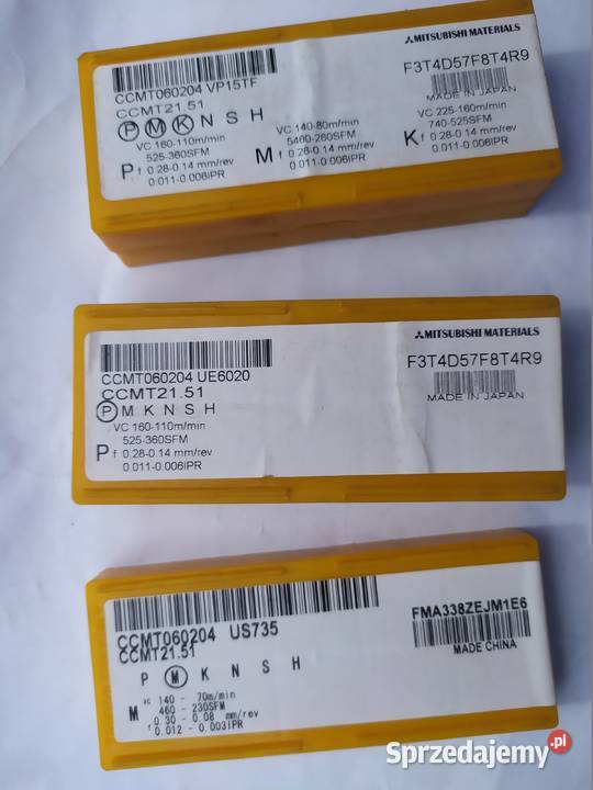 Płytki do noży Tokarskich Mitsubishi Stare Faszczyce