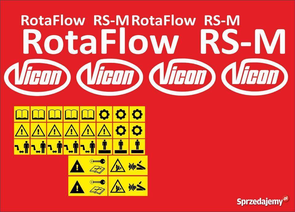 Naklejki Vicon RotaFlow RSM