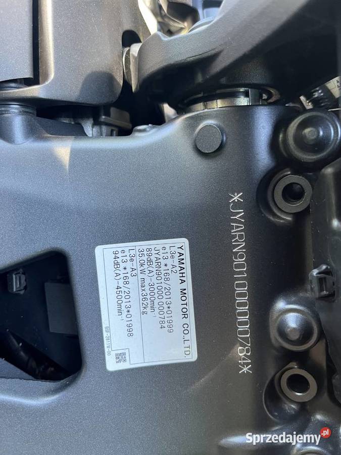 Yamaha MT09 A2 2025 Warszawa