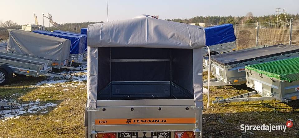 Plandeka ze stelażem do przyczepy Temared Eco Piła sprzedam