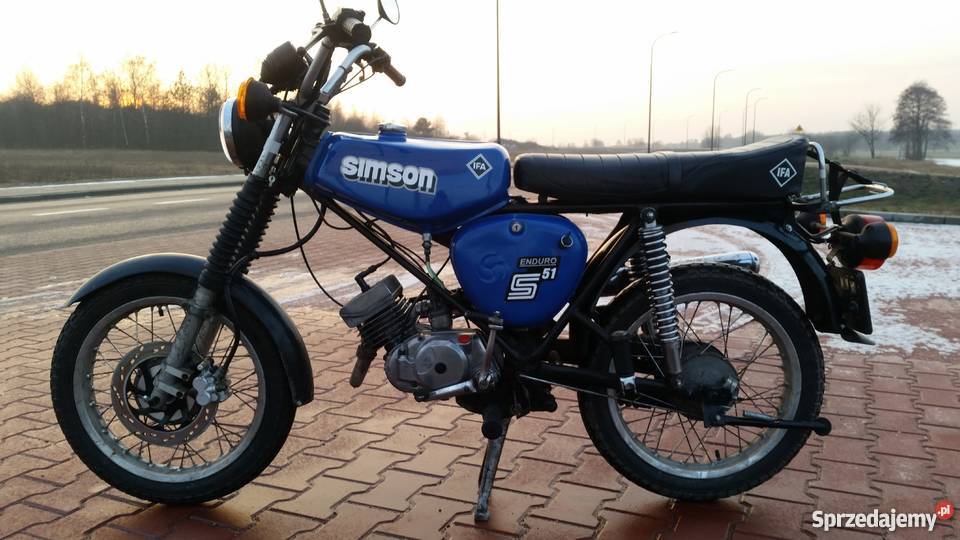 Simson s51 Enduro 60cc dwusuwowy łódzkie