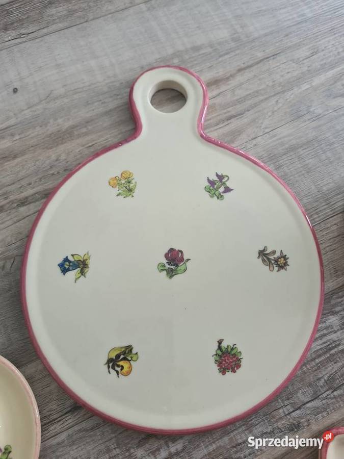 Zestaw śniadaniowy ceramika Allgauer sygnowana małopolskie Gorlice