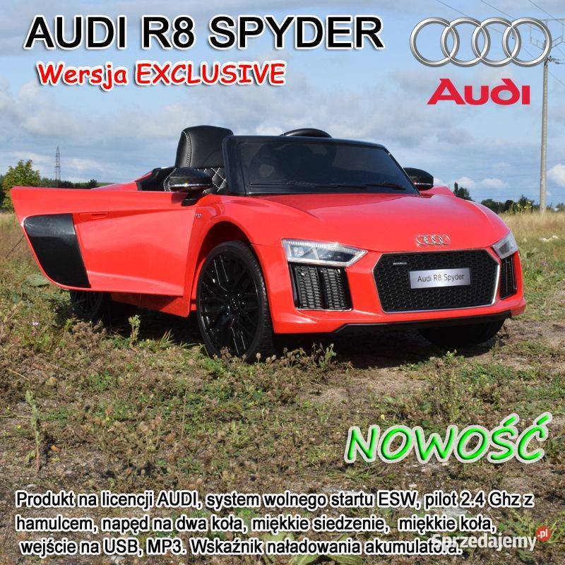 ORYGINALNE AUDI R8 SPYDER W NAJLEPSZEJ WERSJI Toruń
