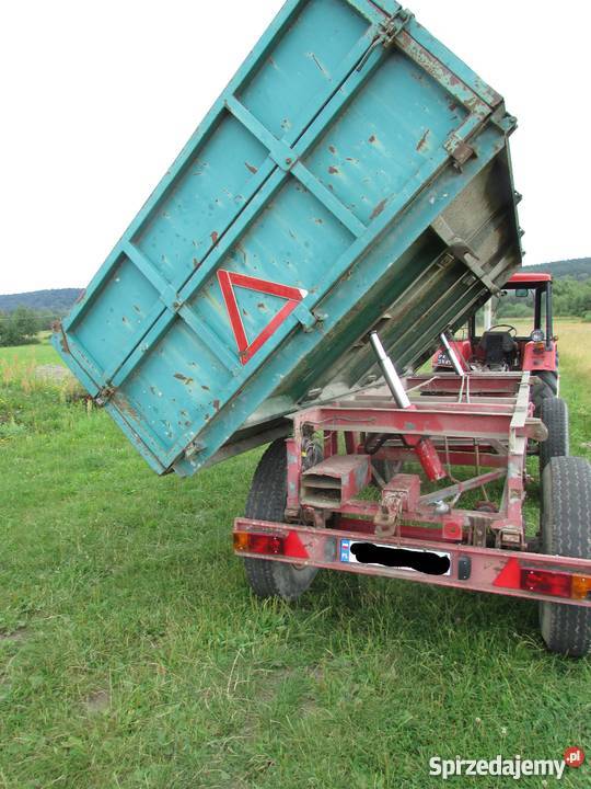 Przyczepa Autosan D732 wywrotka sanok 4t Ociesęki