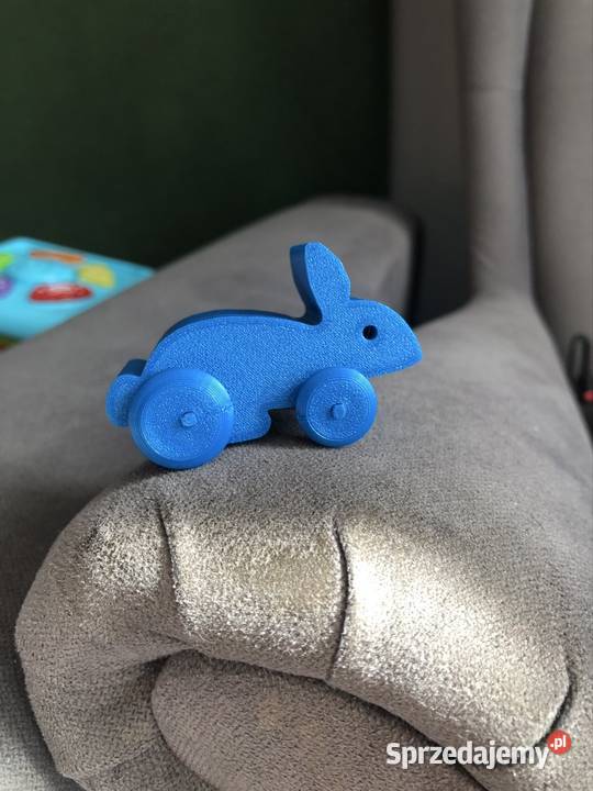 Zabawka zając na kołach Wielkanoc wielkopolskie Kłodawa