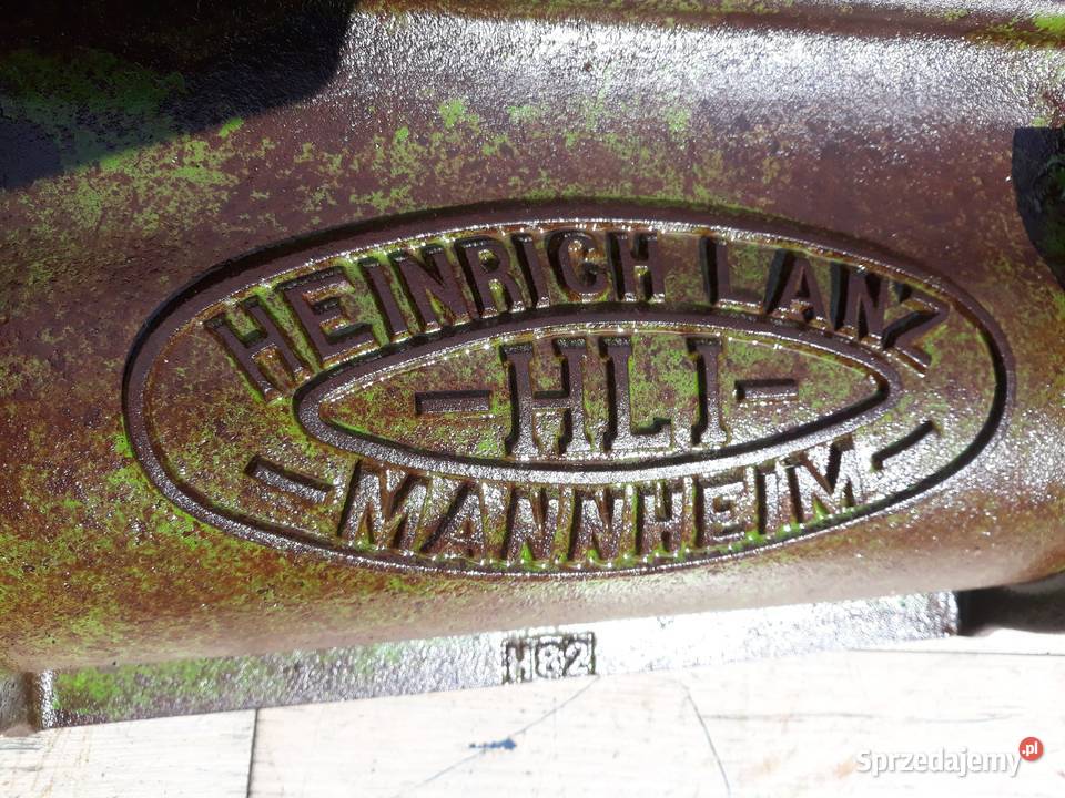 Heinrich Lanz Mannheim żeliwna obudowa gilotyna opolskie Namysłów
