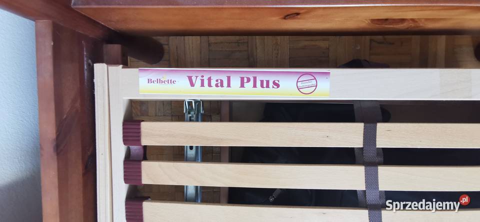Łóżko ze stelażem Vital Plus i materacem