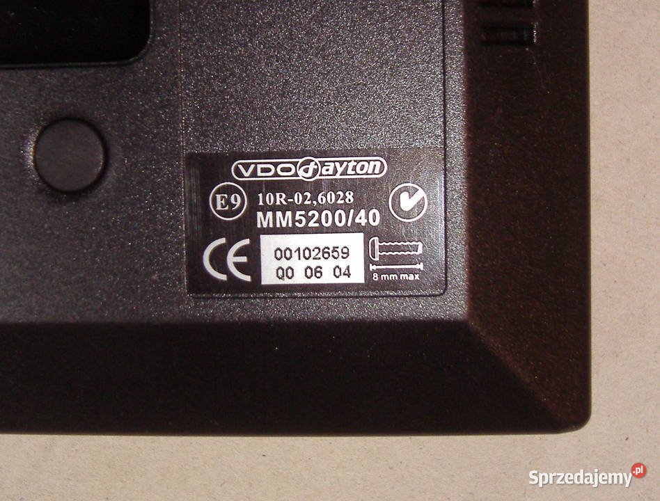 VDO DAYTON EKRAN WYŚWIETLACZ LCD 36 MM520040 Katowice