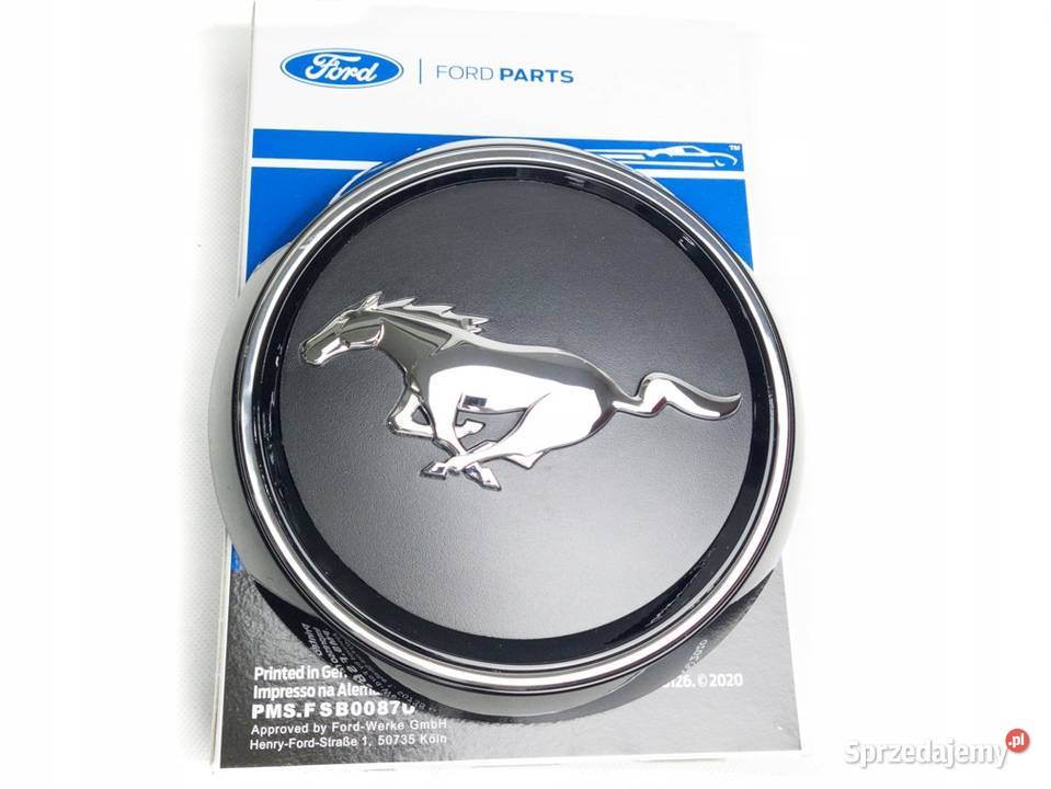 Znaczek emblemat tył tylny Ford Mustang NOWY OE Zielonki