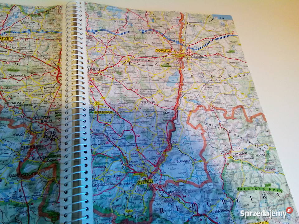 Atlas Niemcy Europa ADAC Maxi 20172018 Wałbrzych