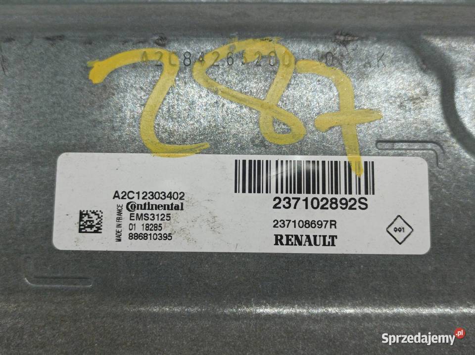 STEROWNIK SILNIKA 237102892S 237108697R 10 B 73