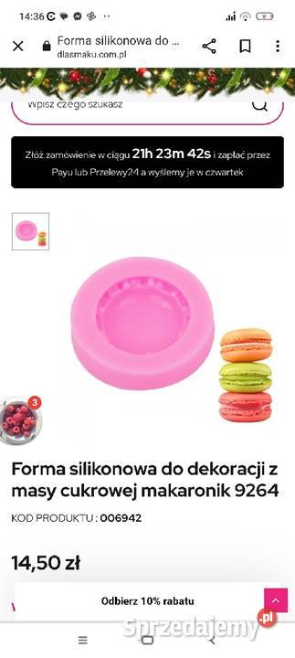 Zestaw do wypieków formy silikonowe serduszk różowy Otwock sprzedam