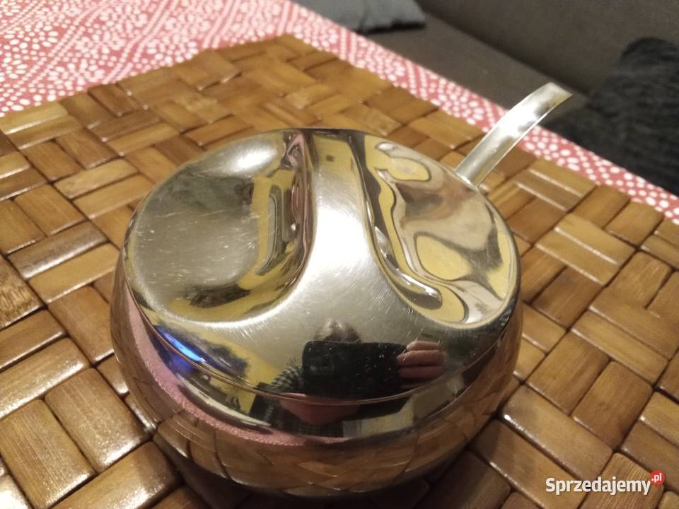 Prl cukiernica art deco metal Łódź