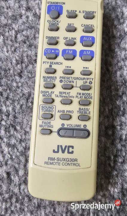 Pilot audio JVC RMSUXG30R Wysyłka małopolskie Kraków