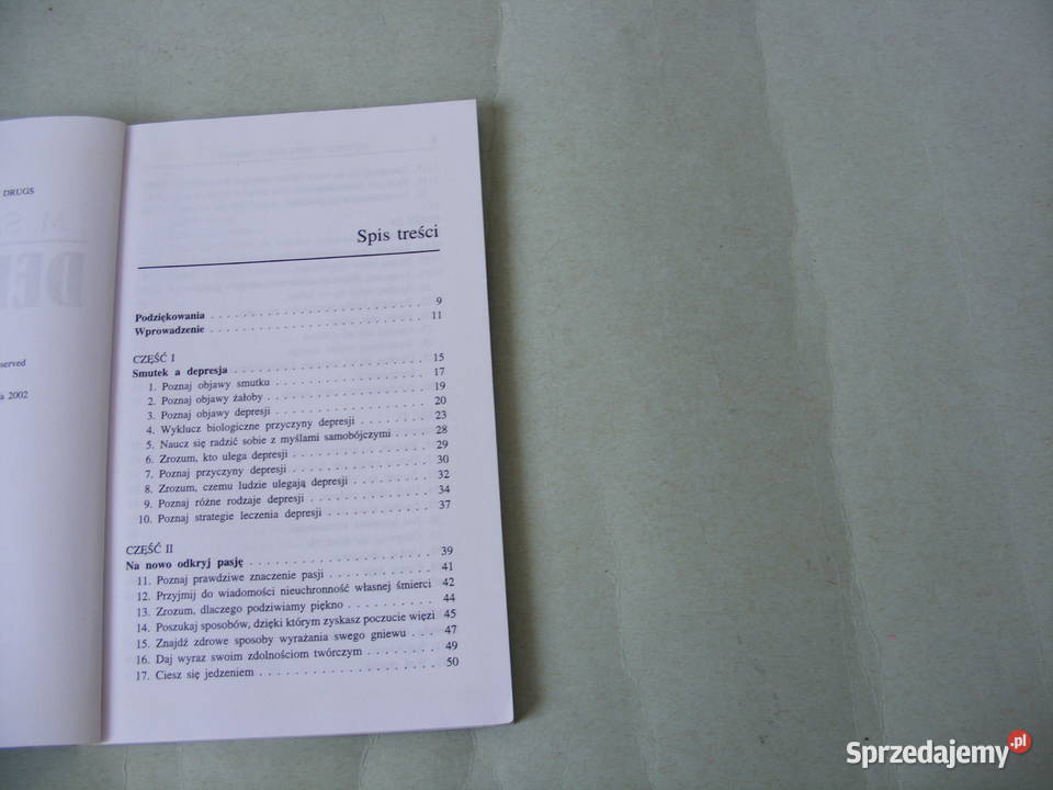 Postawa życiowa Moc podświadomości Depresja Oborniki Śląskie