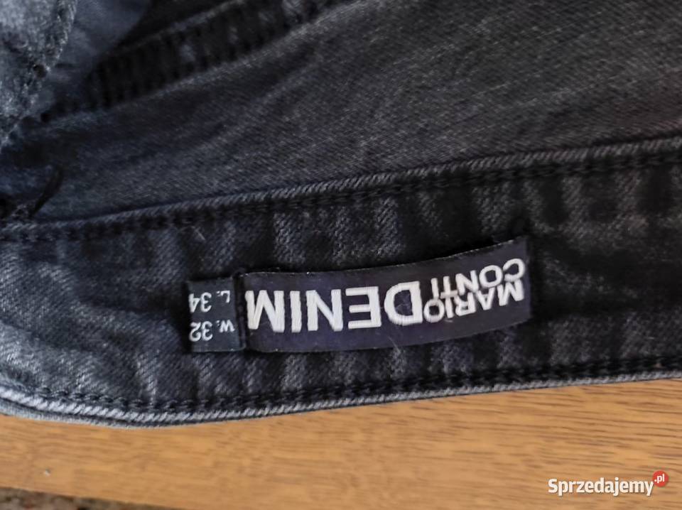 szare spodnie cargo jeansy dżinsy męskie casual Kielce sprzedam