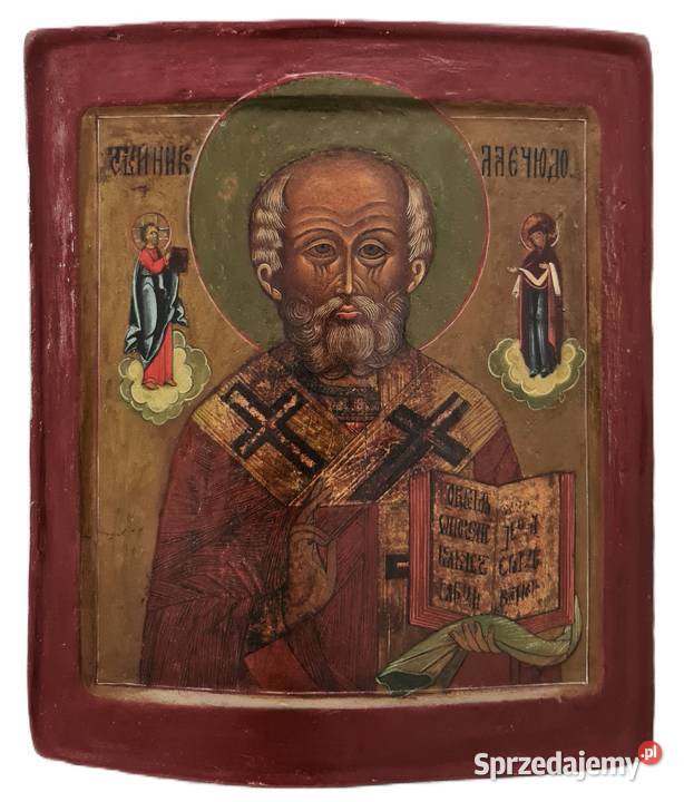 Ikona Święty Mikołaj z Miry Cudotwórca 0212 Warszawa