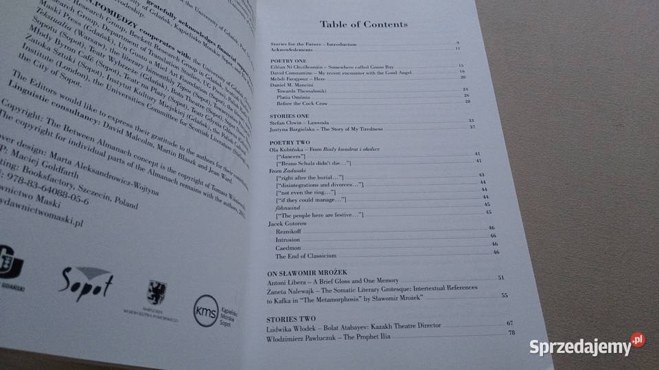 Stories for the future a between almanach Gdańsk
