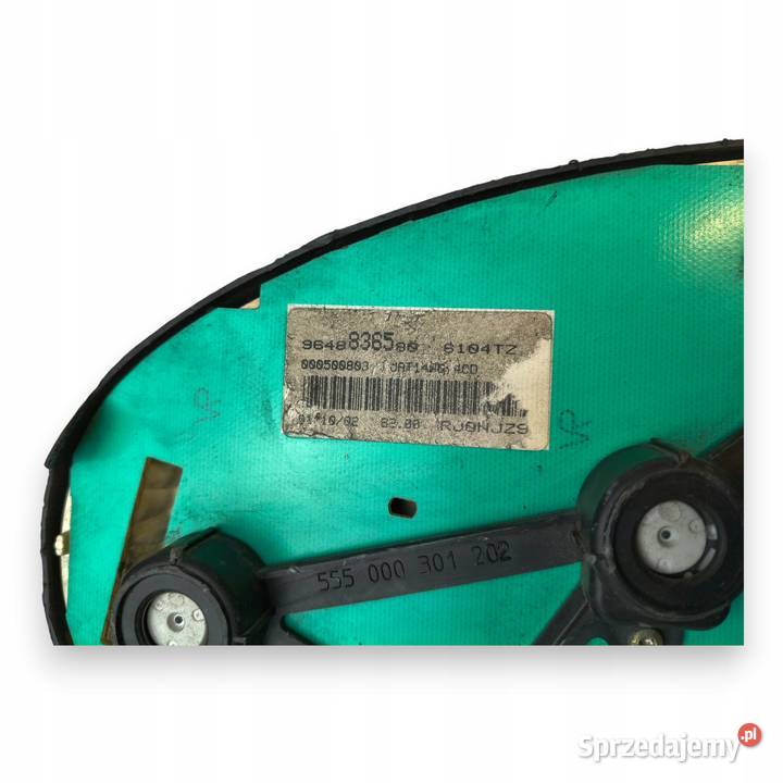 LICZNIK ZEGARY 9648836580 Peugeot 206 Lift 14 Części samochodowe Chełm sprzedam