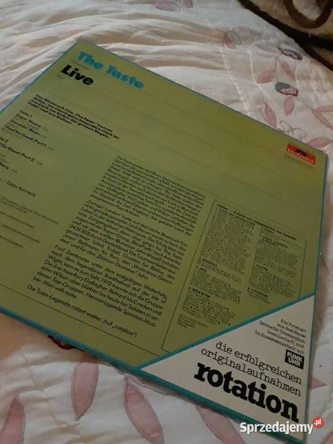 TASTE Taste LIVE 1971kolekcjonerski blues rock