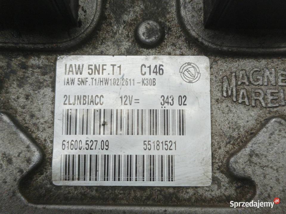 STEROWNIK SILNIKA IAW5NFT1 55181521 16 B 103 Sterowniki