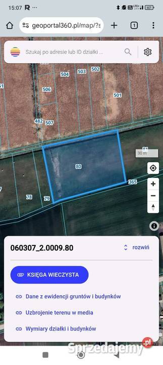 Sprzedam łąkę rolna Leśniowice-Kolonia sprzedam