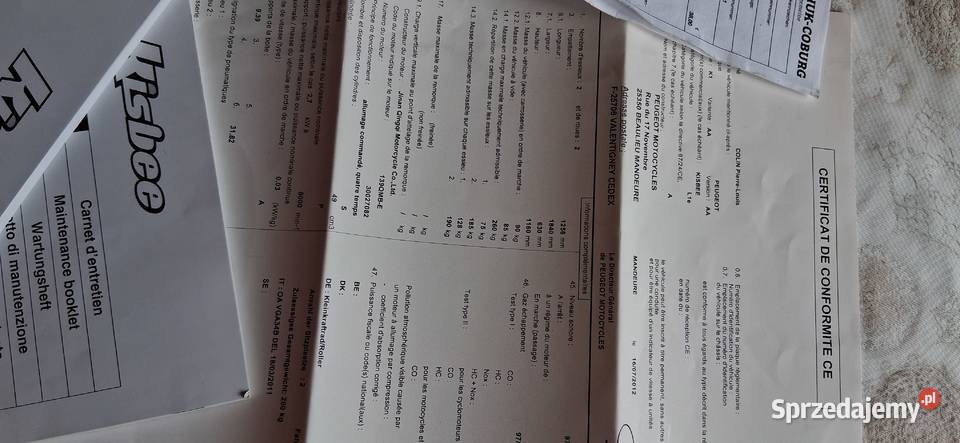 Sprzedam skuter peugeot kisbee Olszewo