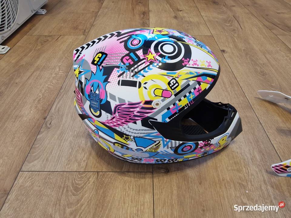Nowy kask motocyklowy cross enduro Kaski podkarpackie