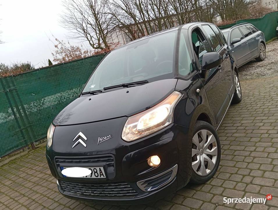 C3 PICASSO 14 BENZYNA 130 ŁADNA ZAREJESTR czarny C3 Picasso Gostynin