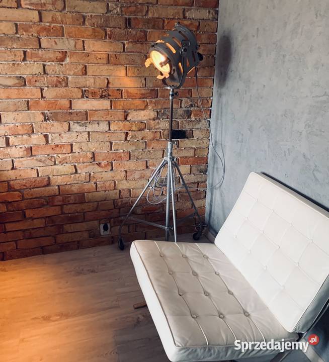 Lampa filmowa PRL loft vintage Poznań