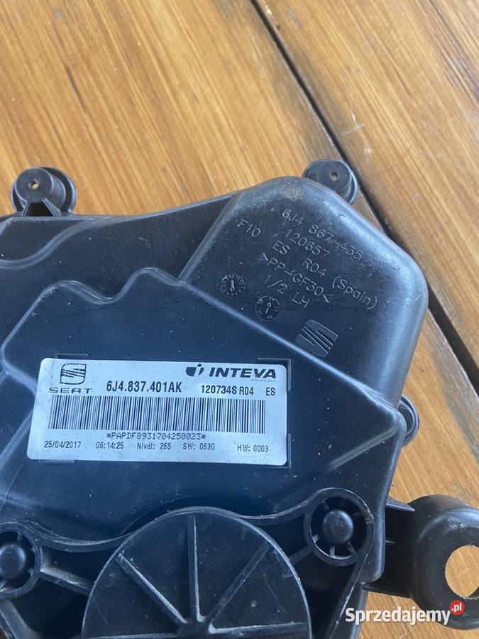 PODNOŚNIK SZYB LEWY PRZÓD SEAT IBIZA 6J4837401AK lubuskie Zielona Góra