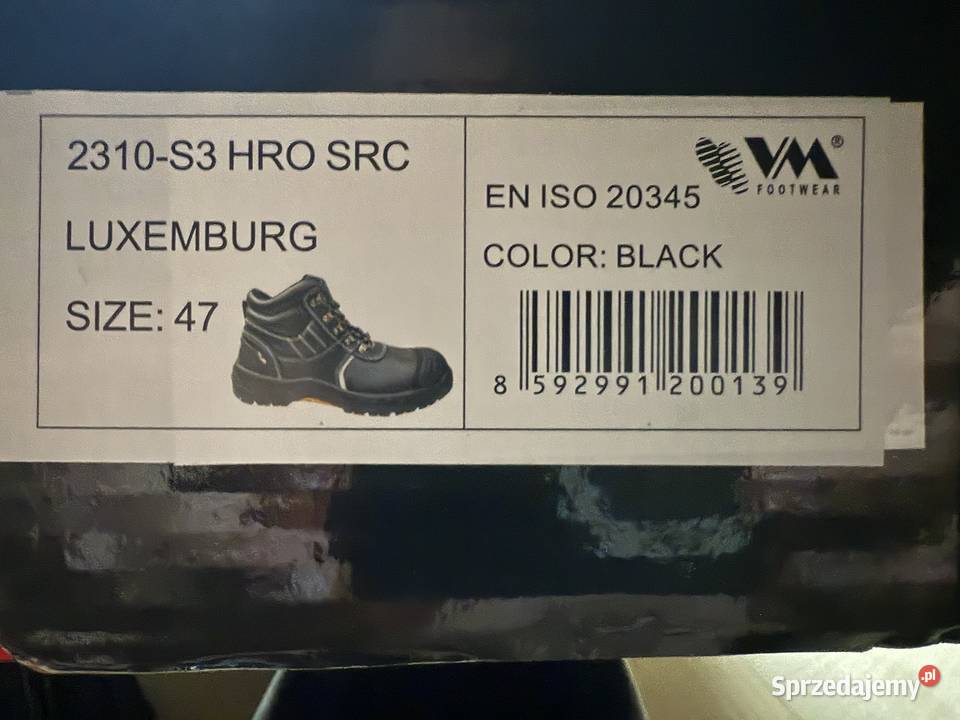 Buty 47 Trzewiki robocze VM Footwear Luxemburg Kielce sprzedam