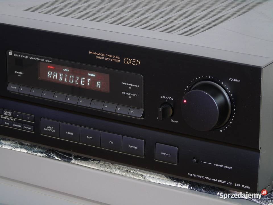 Amplituner Sony STRGX511 RDS mocny i sprawny Jasło