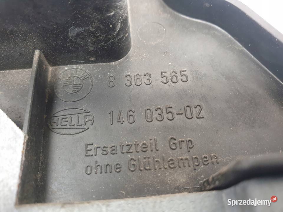 BMW E39 sedan WKŁAD TYLNEJ LAMPY Lewy tył