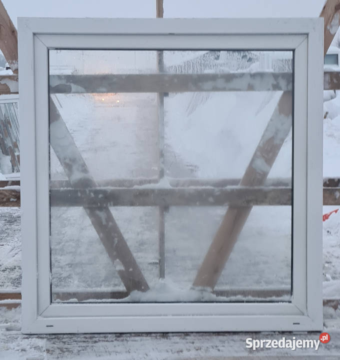OKNA KacprzaK 134X136 OKNO Używane Plastikowe Okna ścienne lubelskie Lublin