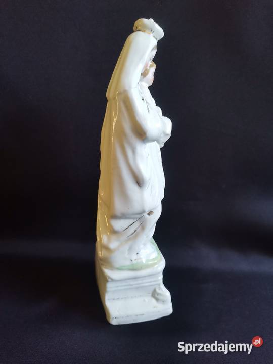 Stara przedwojenna porcelana figurka Matka Boska Siemianowice Śląskie