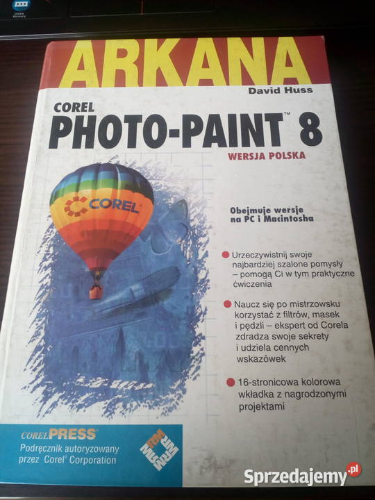 Arkana Corel PhotoPaint 8 Podręczniki