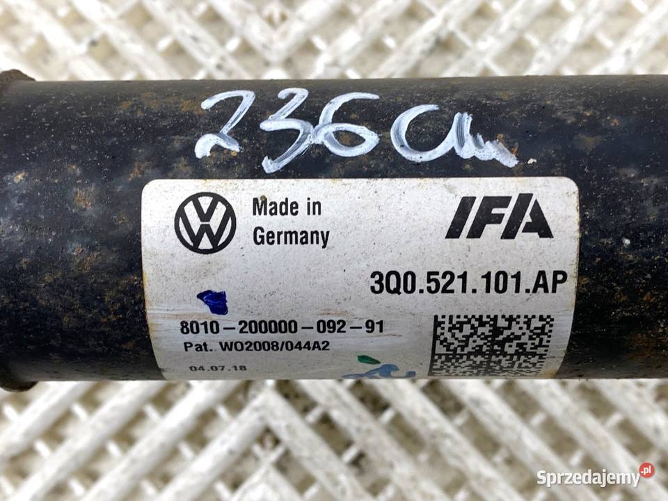 WAŁ NAPĘDOWY TYŁ VW PASSAT B8 Kombi 20 190