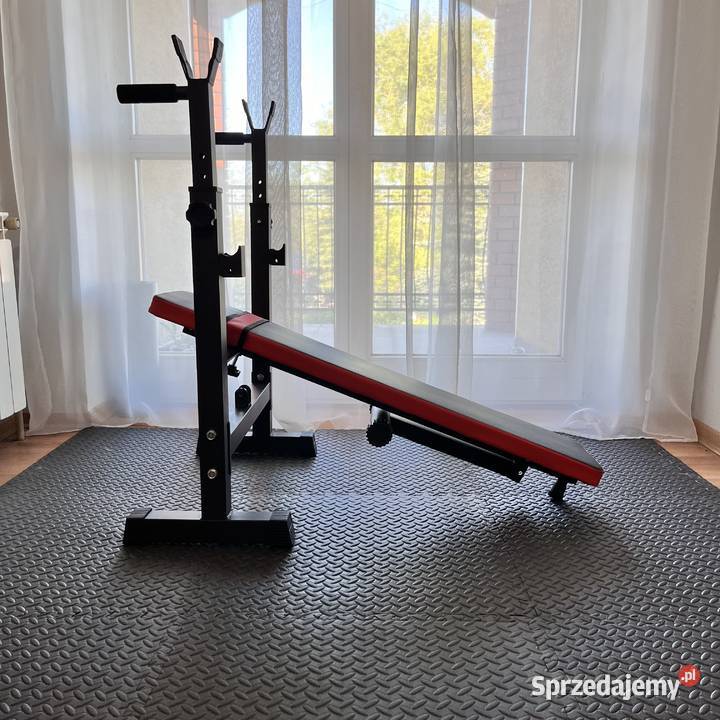 Zestaw Do Ćwiczeń 156 Siłownia Ławeczka Hantle Łuków