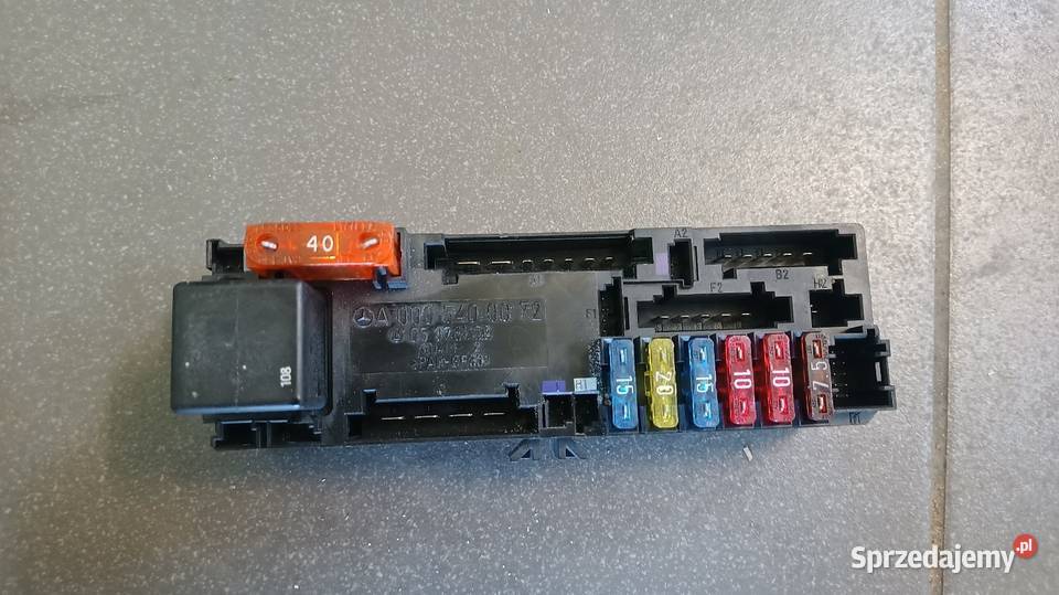 Skrzynka bezpieczników Mercedes W202 A0005400072 Rok produkcji 1998 warmińsko-mazurskie Warkały