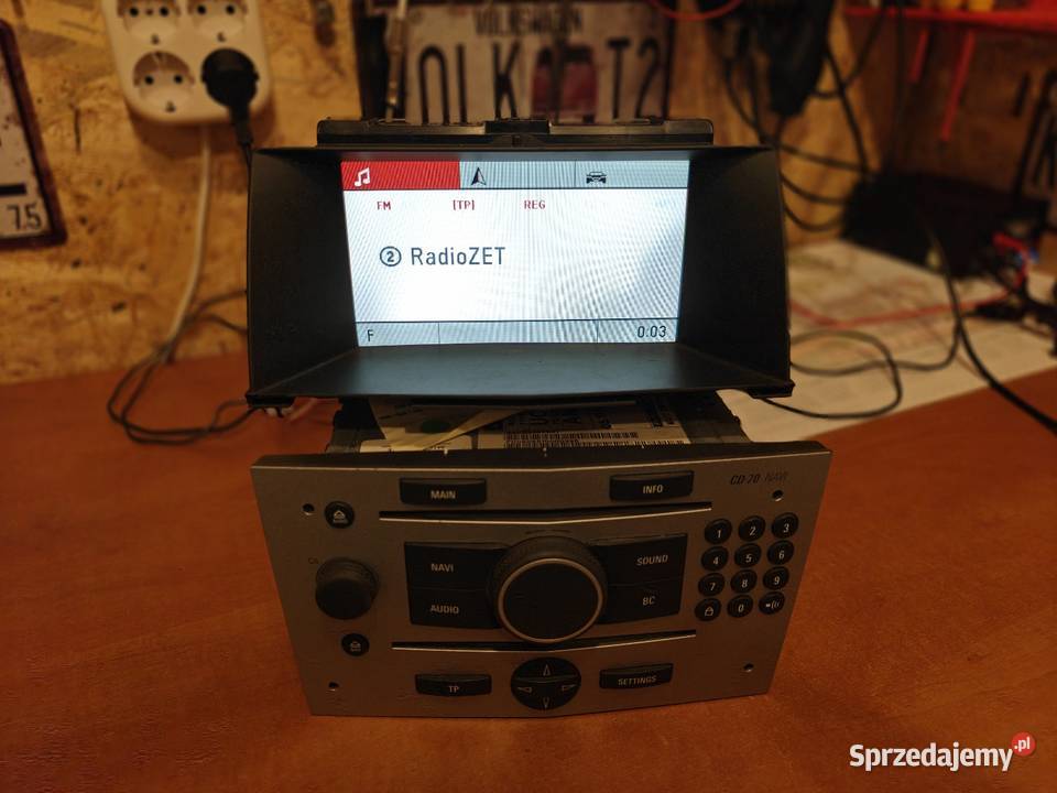 Opel Astra H wyświetlacz CID kolorowy Cd70 navi