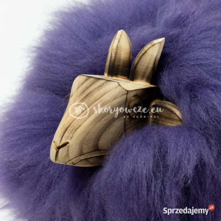 Krzesło baranek dekoracyjny fioletowy Szaflary