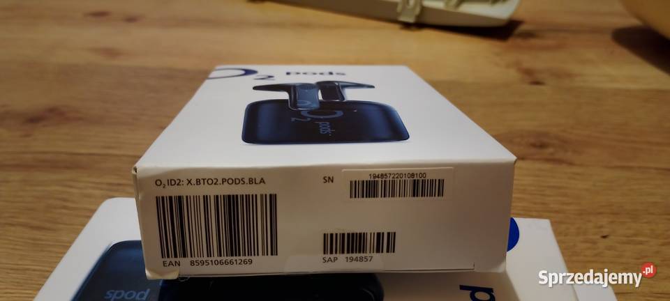 NOWE Słuchawki O2 pods Black Bluetooth 54 Słuchawki i głośniki kujawsko-pomorskie Wąbrzeźno