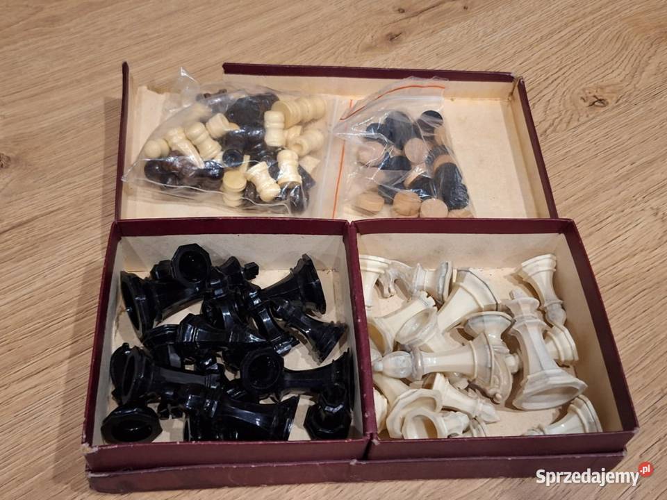 Gra warcaby szachy zestaw Braniewo