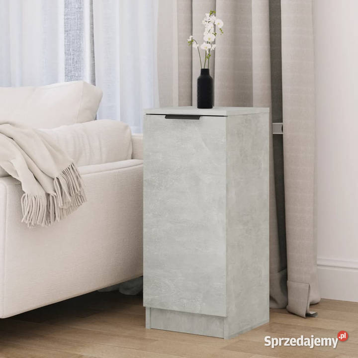 Szafka szarość betonu 30x30x70 materiał