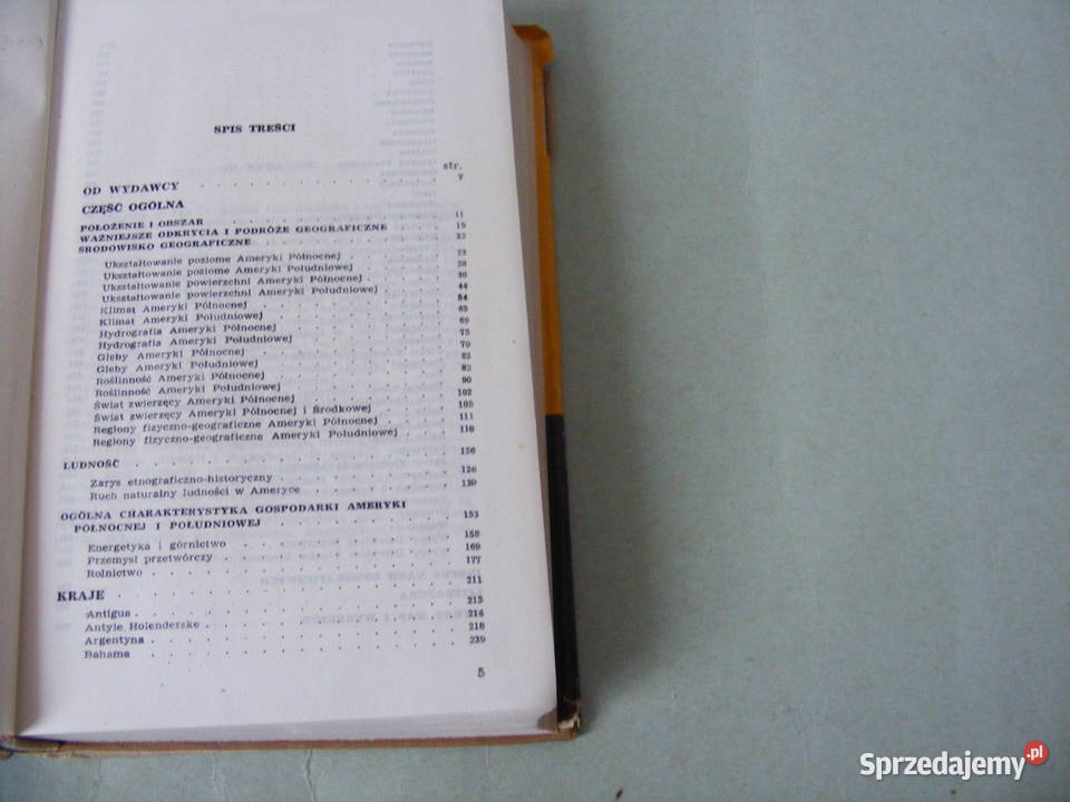 Stany Zjednoczone Słownik geografii Ameryki Oborniki Śląskie sprzedam